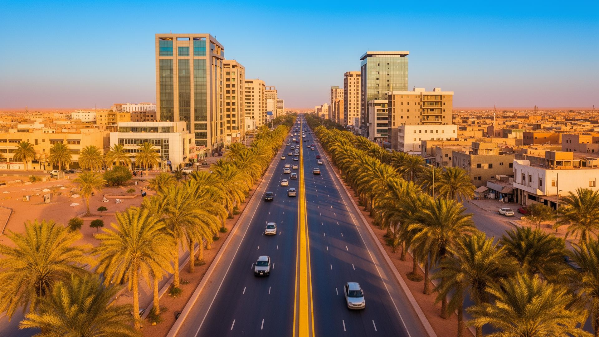Vue du Nouakchott moderne